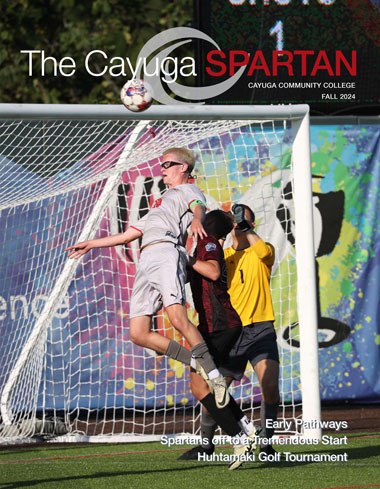 Cover image of the Cayuga Spartan Magazine, Fall 2024