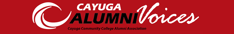 Cayuga Alumni Voices Masthead logo