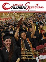 Cover image of the Cayuga Alumni Voices magazine, Winter 2016
